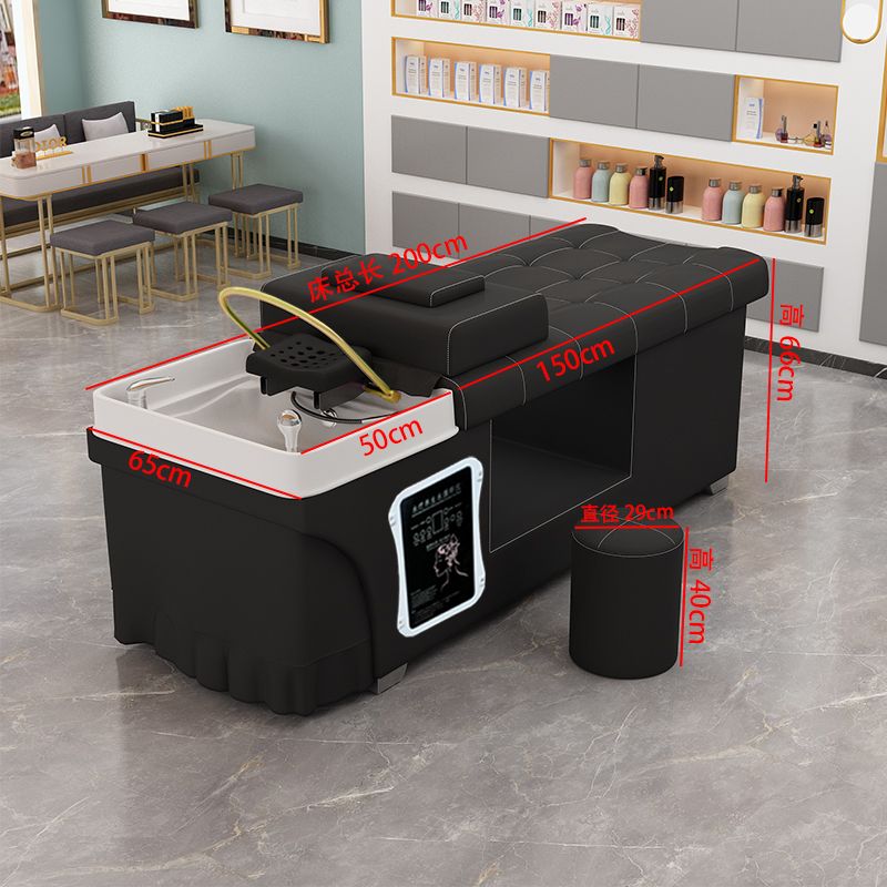 【最低價】【公司貨】【首單直降】理發店泰式洗頭床發廊專用美容美發水循環熏蒸頭療床 5