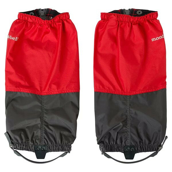 ├登山樂┤日本 mont-bell Drytec Light Gaiters Long 綁腿 鮮紅 # 1129784RD