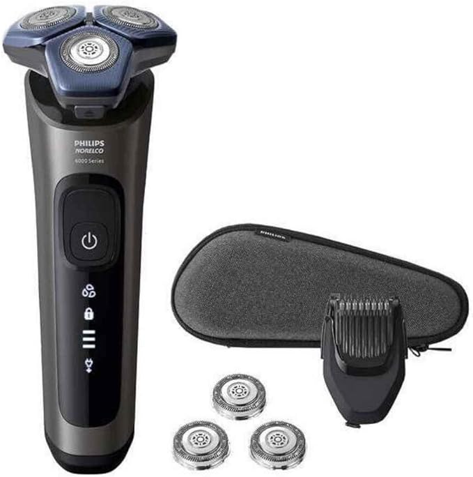 Philips【美國代購】飛利浦 Norelco乾濕電動刮鬍刀 附修剪器6880/81