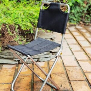 美麗大街【107011504】牛津布有椅背輕便摺疊椅子