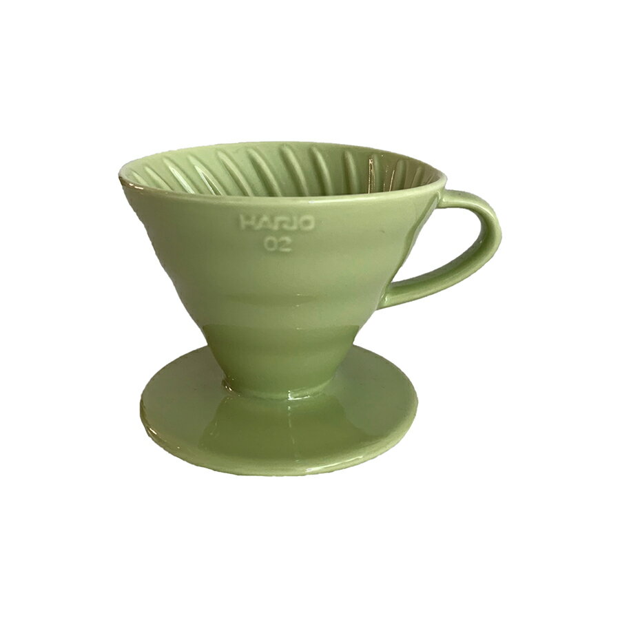 金時代書香咖啡 HARIO V60萊姆綠02彩虹磁石濾杯 1-4杯 VDC-02-LG-TW