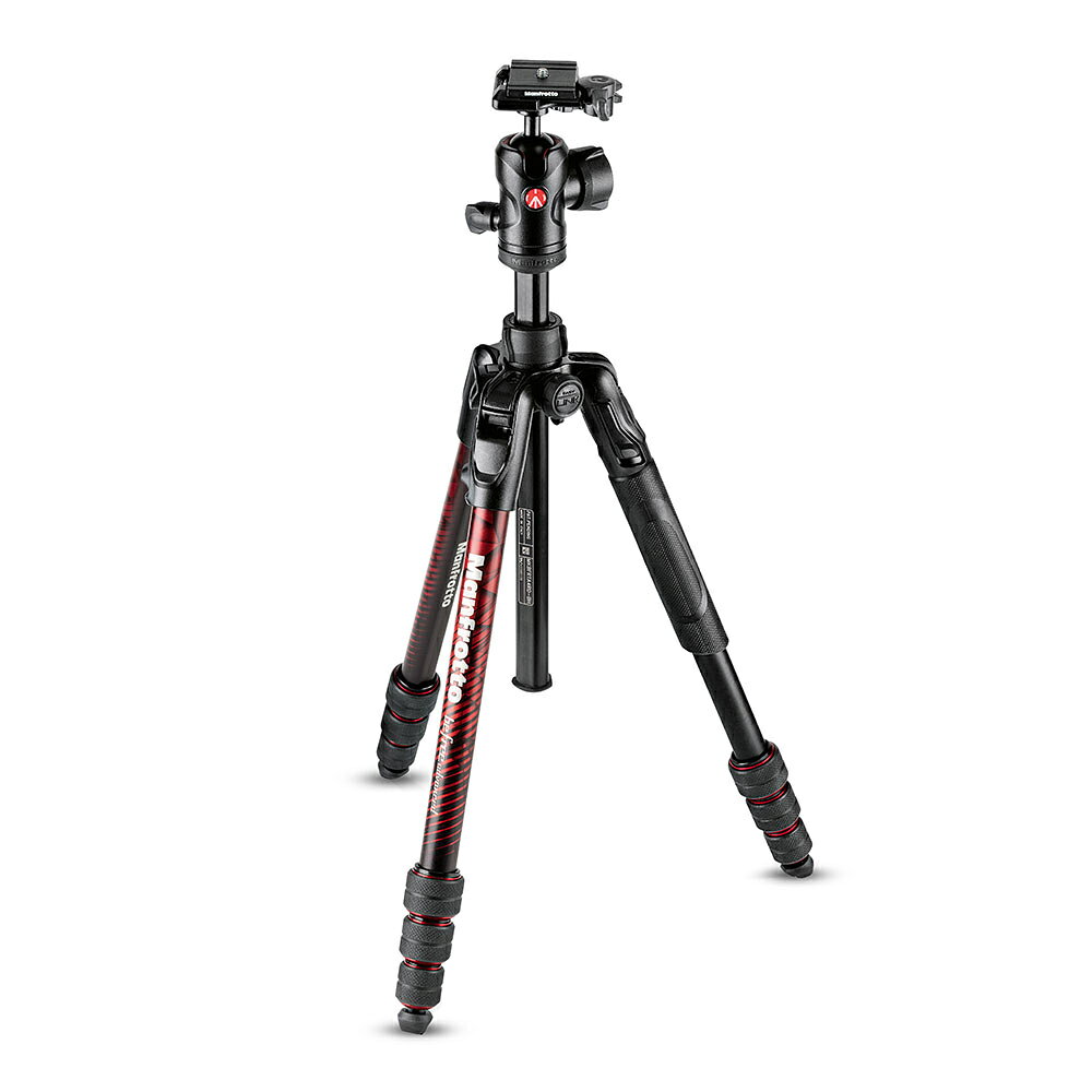 限時★.. Manfrotto Befree Advanced 鋁合金旋鎖三腳架套組 (紅) MKBFRTA4RD-BH 正成公司貨【夏日限時 全館點數5倍送】