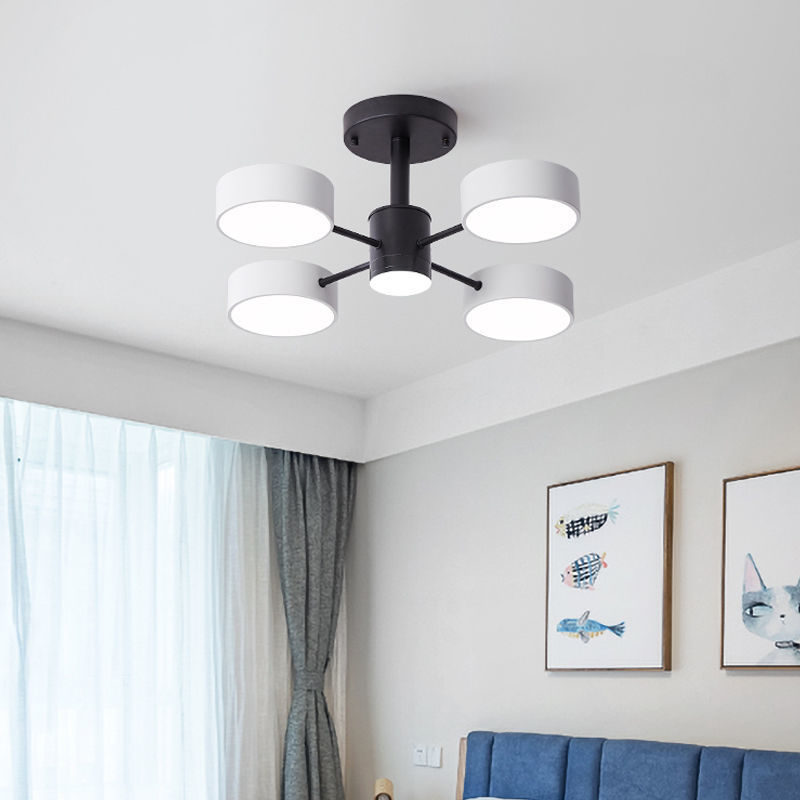 臥室燈 吊燈 現代簡約北歐馬卡龍創意個性風格家用燈 飾房間主臥室燈