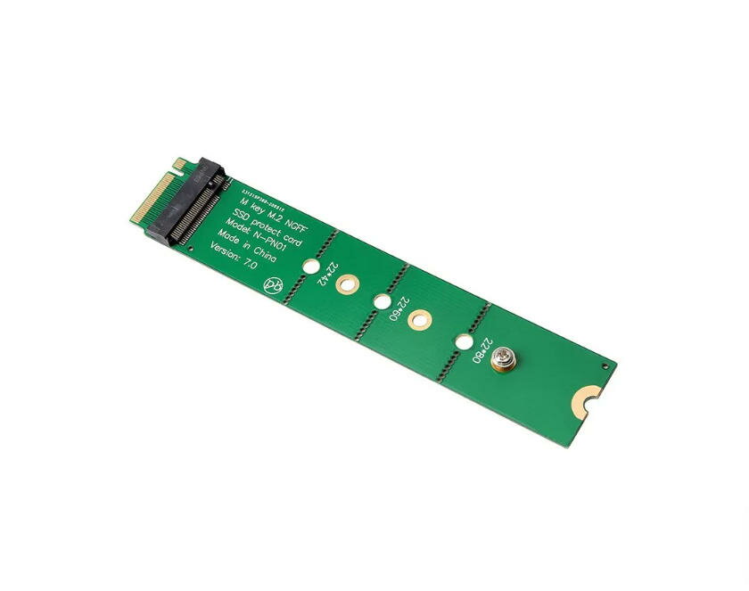 [6大陸直購] 2242 NVMe M.2 NGFF SSD 轉 2260 2280 22110 1缺口版 保護卡 N-PN01