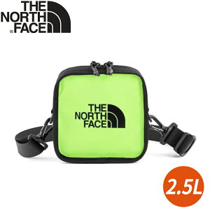 【The North Face 2.5L Explore Bardu II 斜背包《綠/桃紅拼色》】3VWS/單肩背包/側背包