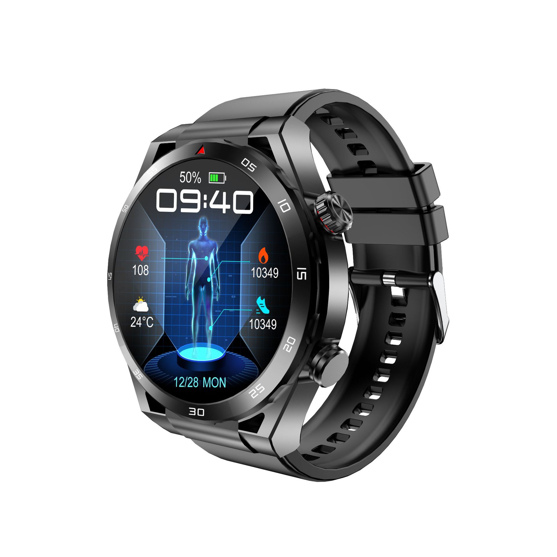 【免運】快速出貨 美雅閣|智慧手錶 智能手錶 新款ET450心電通話智能手表心率無創糖尿酸脂體脂HRV功能