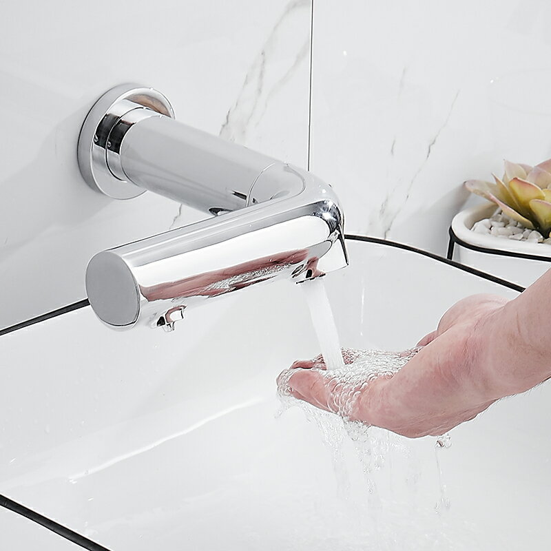 衛生間壁掛式水龍頭式給皂液二合一泡沫洗手液機全自動感應皂液器