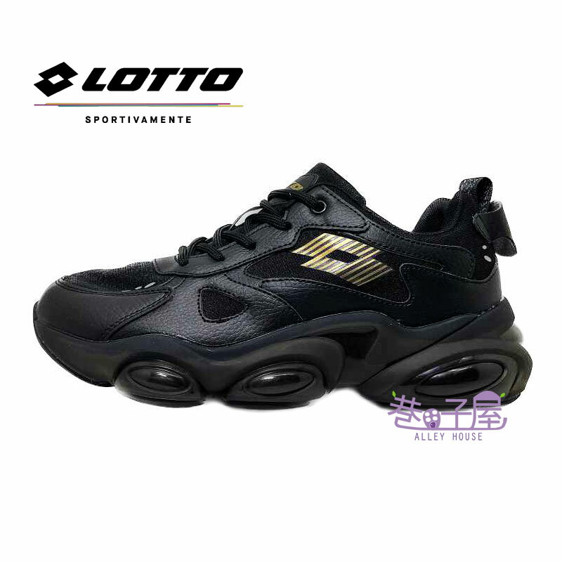 LOTTO樂得-義大利第一品牌 鞋 黑侍 氣墊籃球鞋 運動鞋 [LT2AMB6590] 黑【巷子屋】