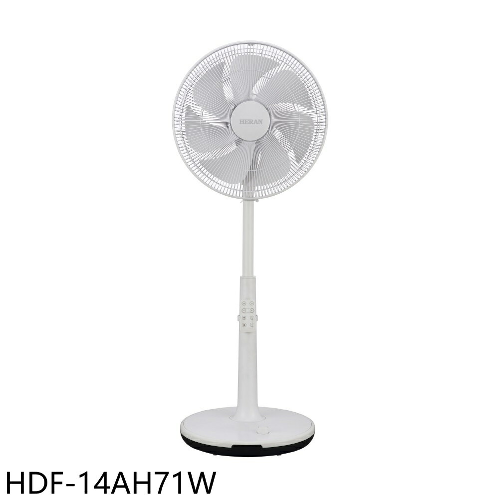 結帳97折★禾聯【HDF-14AH71W】14吋智慧聯網變頻DC電風扇