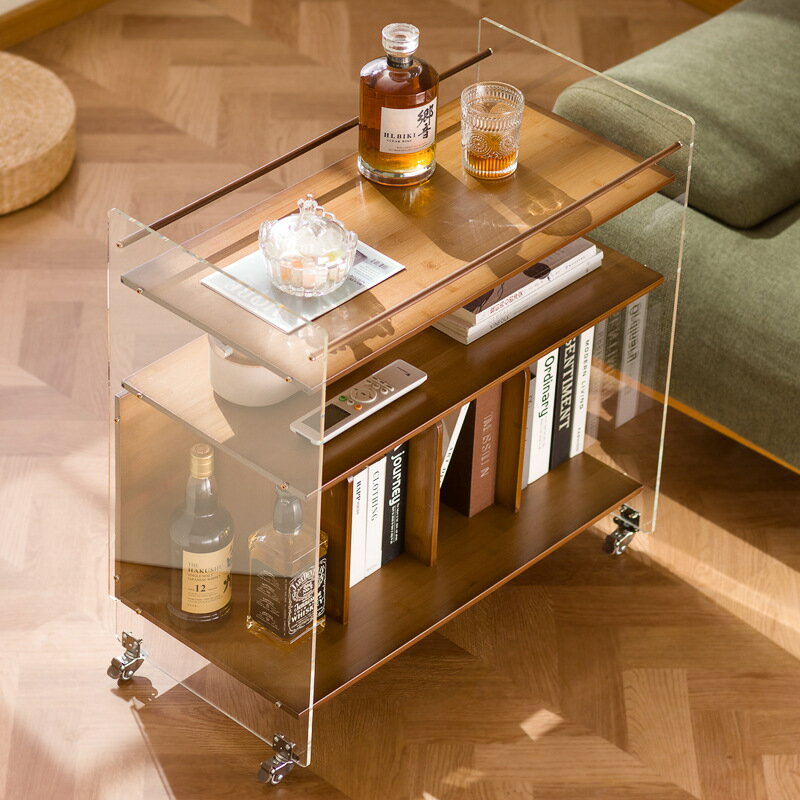 創意沙發邊幾桌邊床頭置物架小推車簡約ins可移動現代小戶型茶幾