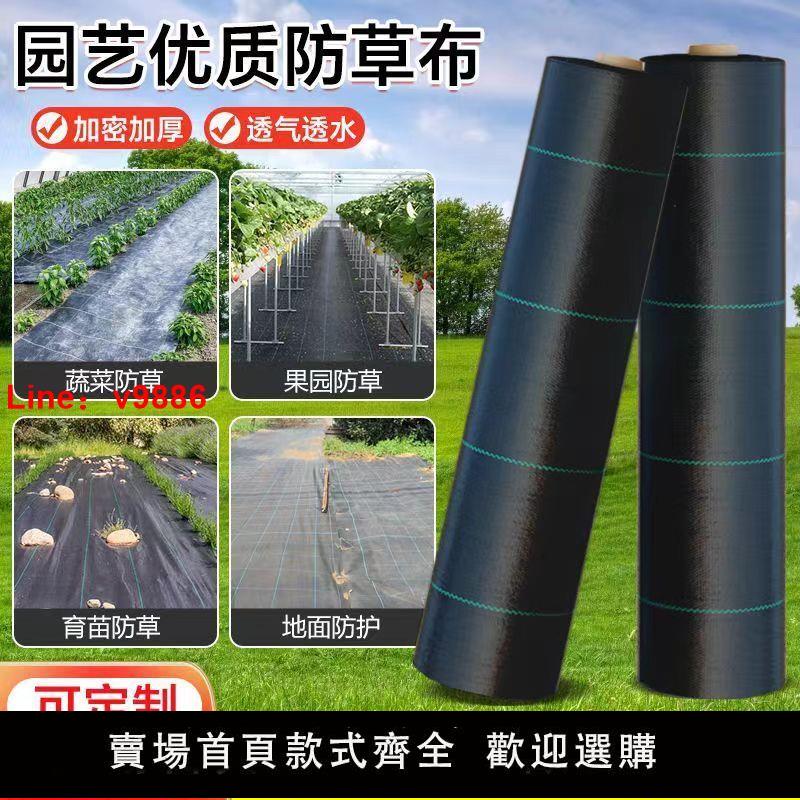 【臺灣公司保固】防草布抗老化遮草蓋草抑草布果園果樹透水透氣農用除草布保濕地布