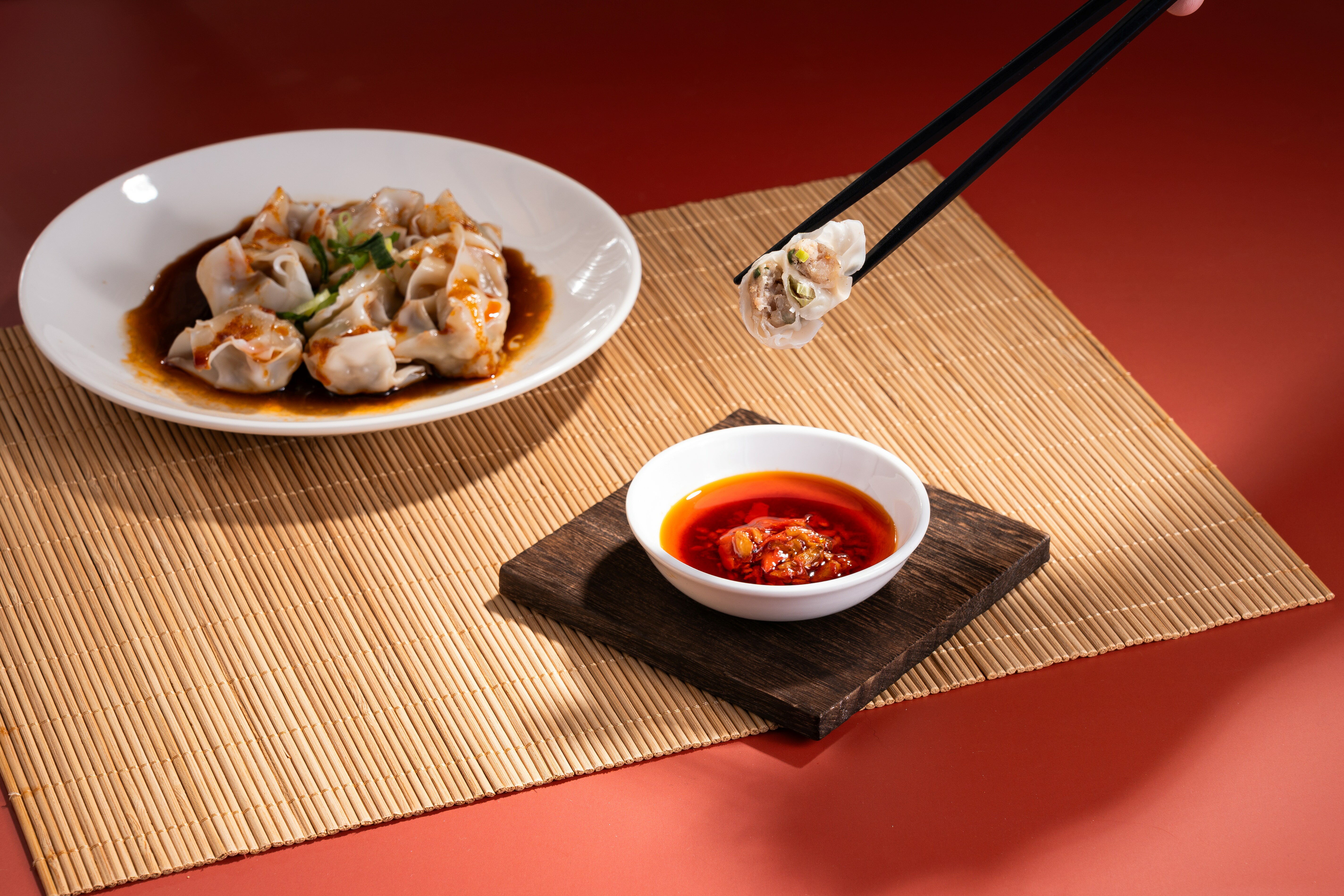 【滿香園牛肉麵館】紅油抄手/每盒35入 5