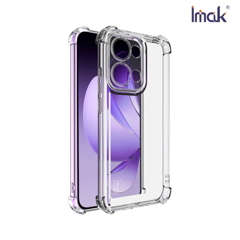 手機殼 防摔殼 Imak 艾美克 OPPO Reno 13 5G 防摔直邊軟套 保護殼 防摔殼 氣囊套 透明套 TPU軟套 不易發黃【愛瘋潮】