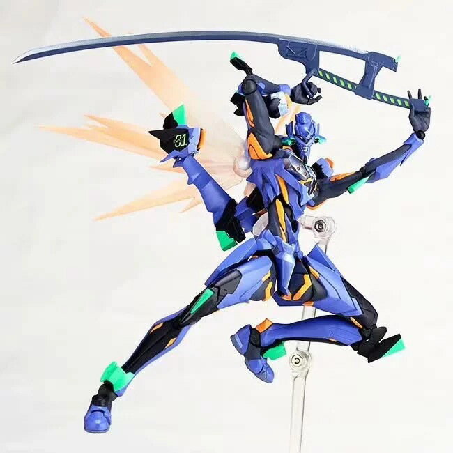 【高可動KO】EVA初號機手辦 山口式手辦 可動手辦 模型玩具 動漫周邊 輪齒關節 合金骨架 國產高仿 帶地臺特效件
