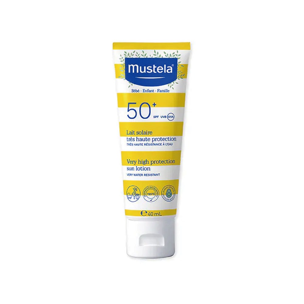 Mustela 慕之恬廊 SPF50+高效全護防曬乳40ml｜無香精【悅兒園婦幼生活館】