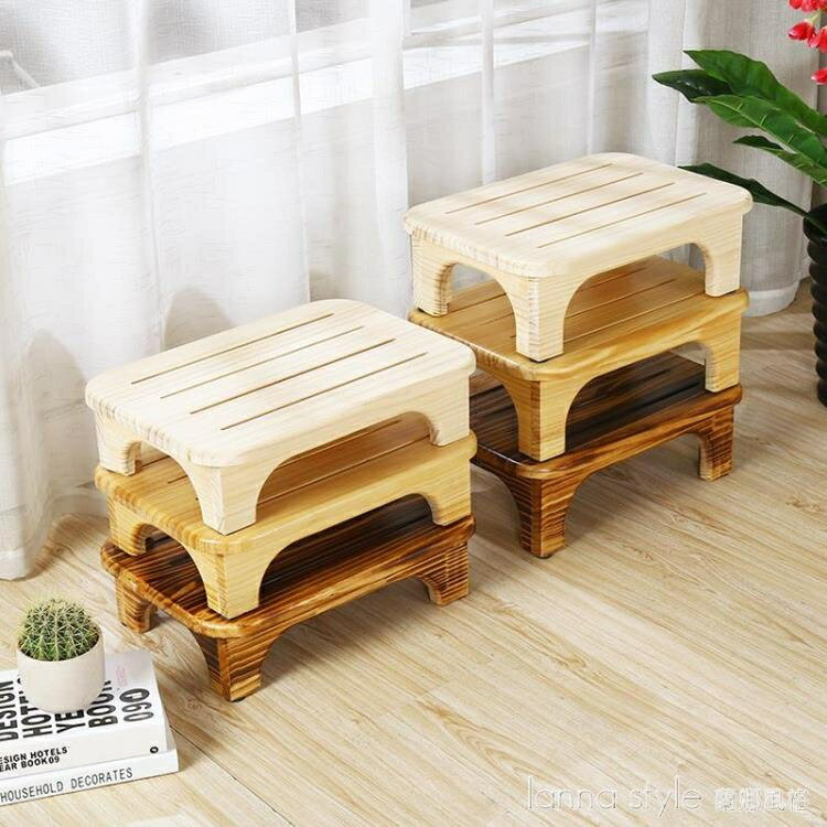 實木床腳凳床邊擱腳凳矮凳兒童小板凳浴室木墊辦公室凳沙發腳踏凳