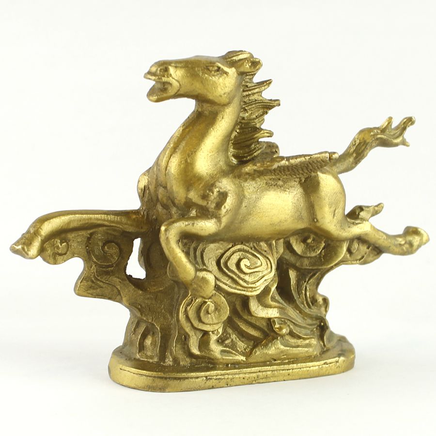 現貨銅馬 銅小躍馬擺件 銅工藝品