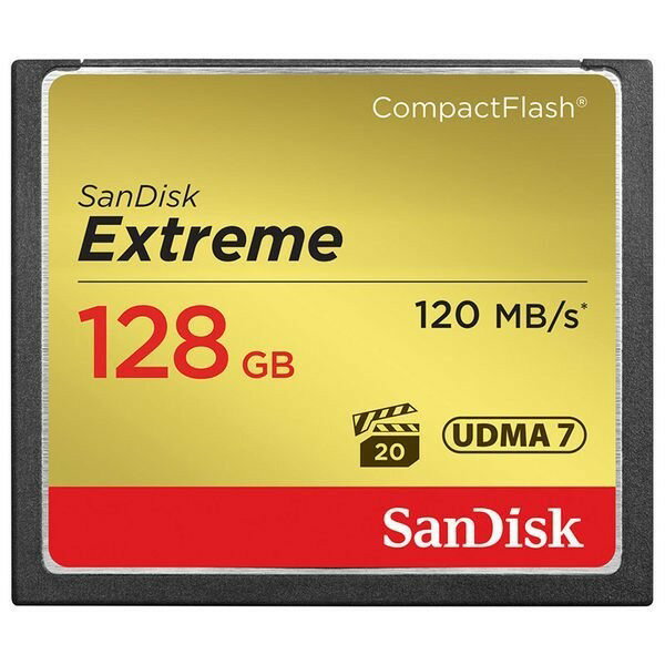 SanDisk Extreme CF 128G【120MB/s 800X】記憶卡 公司貨【中壢NOVA-水世界】【APP下單4%點數回饋】