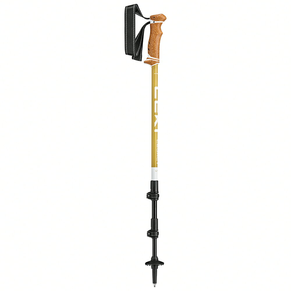 ├登山樂┤德國 LEKI Legacy Lite 軟木握把鋁合金登山杖 白/金棕 90 - 125 cm 1對 # LEKI-65621842C