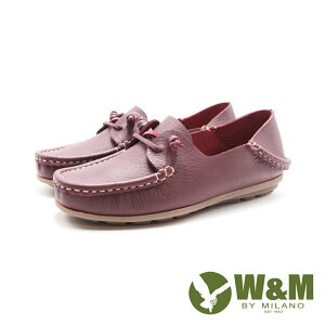 W&M(女)懶人可踩腳休閒鞋 女鞋－紫紅