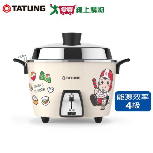 TATUNG 大同 6人份台灣好食不鏽鋼配件電鍋 TAC-06L-MBIF【愛買】