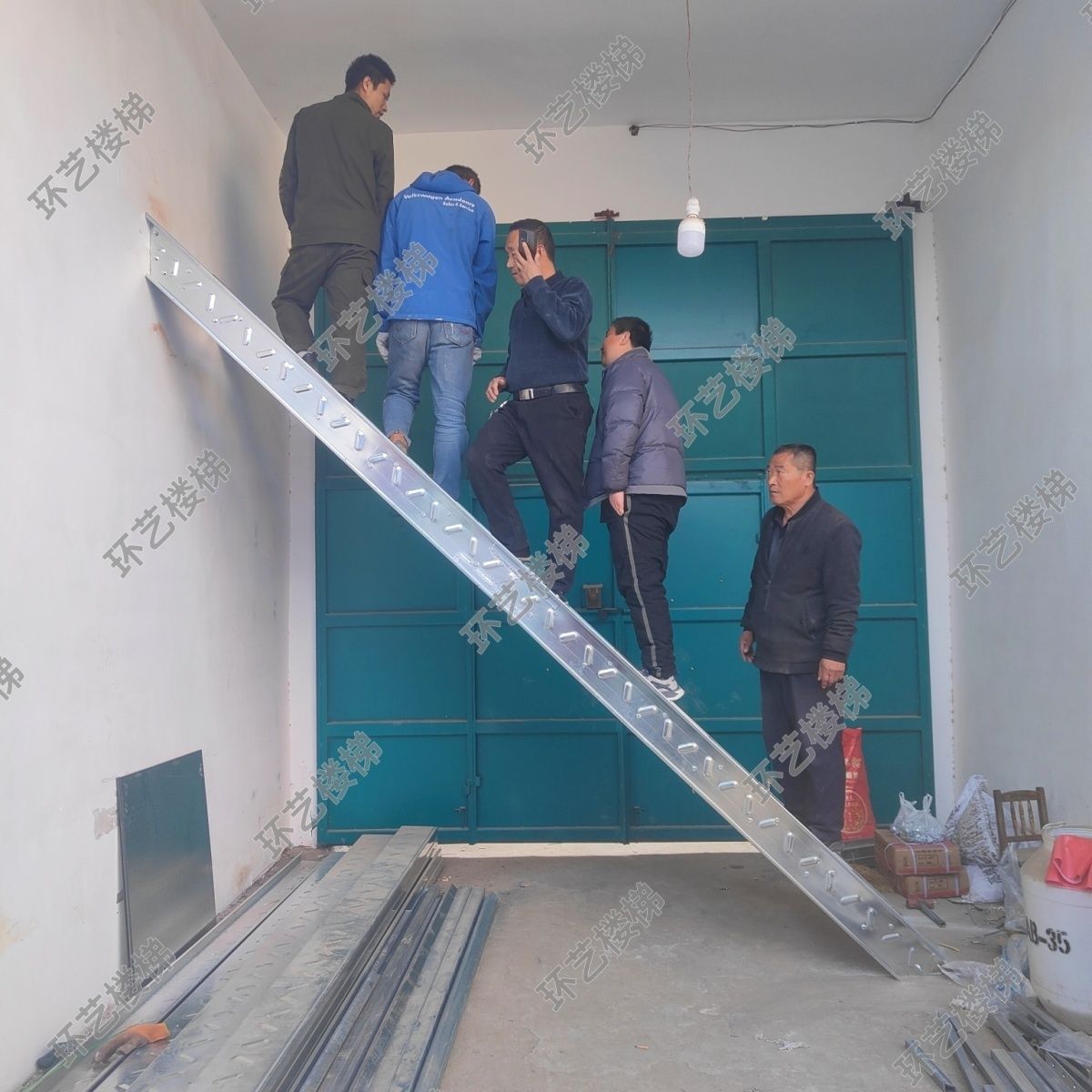 限時減免！免運 樓梯 鐵樓梯 閣樓梯 天梯 組裝樓梯防滑加厚室外樓梯露天樓梯平臺梯閣樓樓梯簡易樓梯鐵樓梯 特價出 八折下殺 可開發票