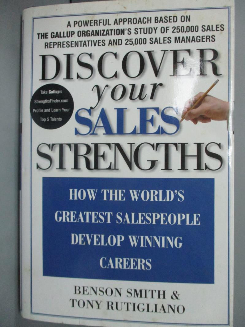 【書寶二手書T1／行銷_XDK】Discover Your Sales Strengths