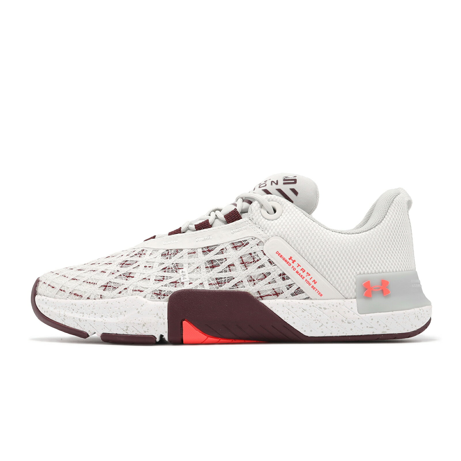 Under Armour UA 訓練鞋 Tribase Reign 5 男鞋 灰 紅 緩衝 支撐 UA 多功能 重訓 健身 運動鞋 3026021302