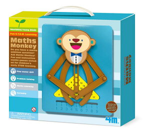 《4M 美勞》DIY 猴子數學小老師 東喬精品百貨
