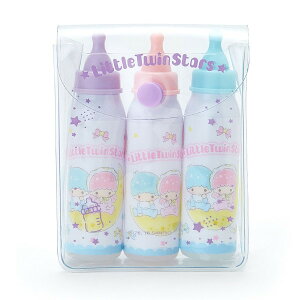 雙子星 奶瓶 型 筆組 三麗鷗 文具 造型筆 日貨 正版 授權 L00010446