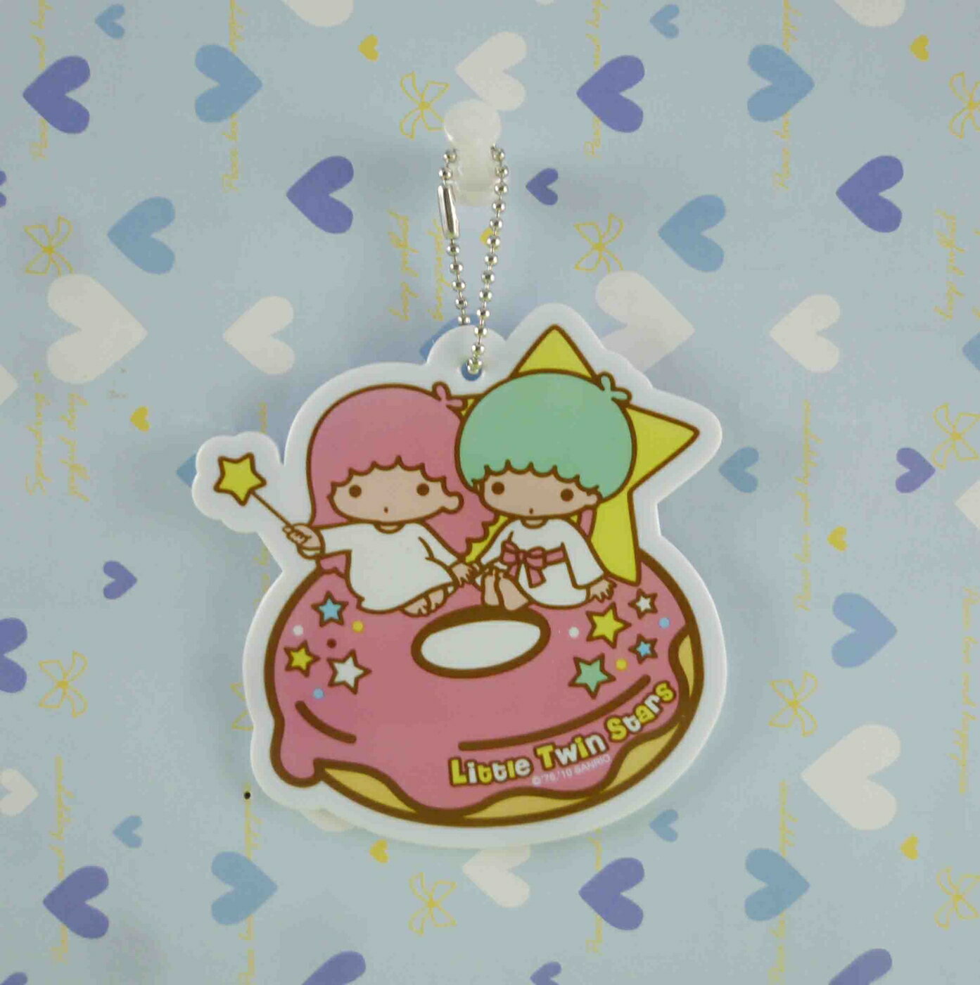 【震撼精品百貨】Little Twin Stars KiKi&LaLa 雙子星小天使 鎖圈-甜甜圈 震撼日式精品百貨