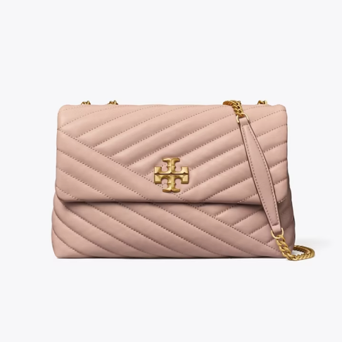 Tory burch kira 2025 chevron flap shoulder bag