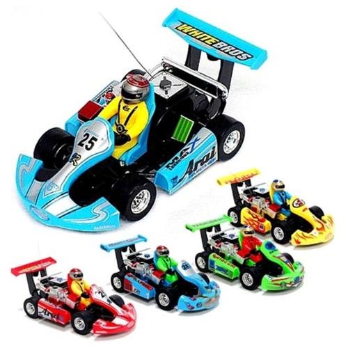 Gizmo Toy Microgear Radio Controlled RC GoKart w/ Race Driver 152