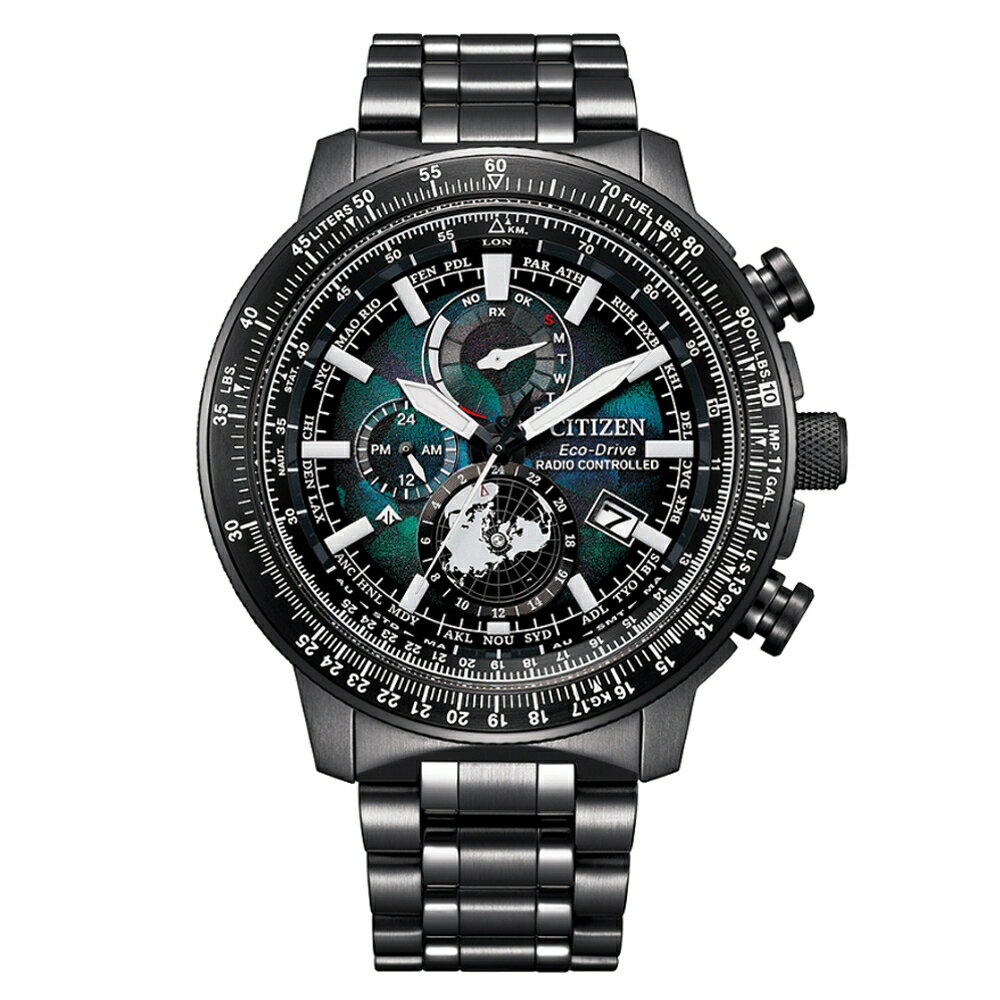 送禮首選★CITIZEN 星辰 PROMASTER 韋禮安配帶光動能電波飛行錶世界時區BY3005-56E 附提袋【全館滿額折價★APP下單點數4倍送】線上購買享 實體門市同步服務