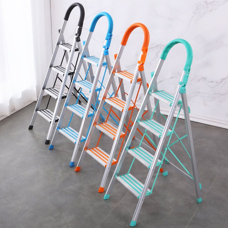 鋁合金梯子加厚多功能折疊梯踏板伸縮家用加粗人字梯工程收縮樓梯