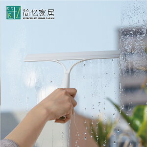 日本山崎玻璃刮水器衛生間浴室矽膠刮擦窗器瓷磚神器雨刮伸縮桿
