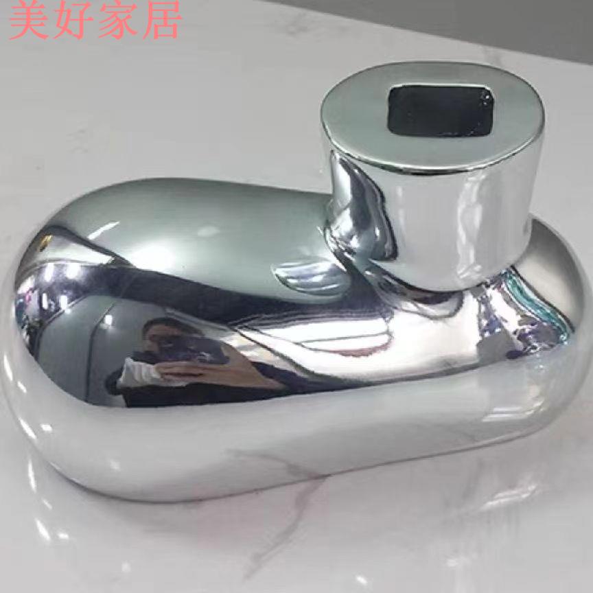 快速出貨/全館免運 米奇椅子金屬防滑腳套鐵藝不銹鋼家用五金配件簡約創意鞋子擺件