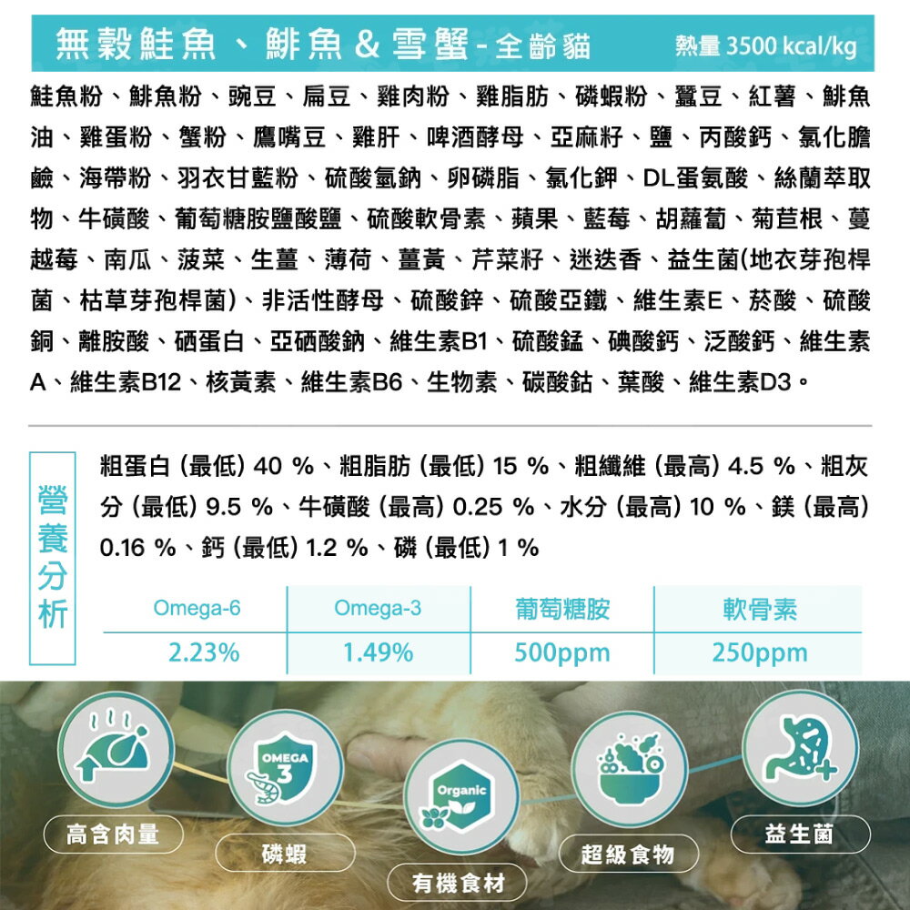 【極光Auroria】 貓糧 貓飼料 貓食 貓乾糧 極光天然貓糧 1lb 4lb 加拿大 無穀 天然 磷蝦 乾乾 6