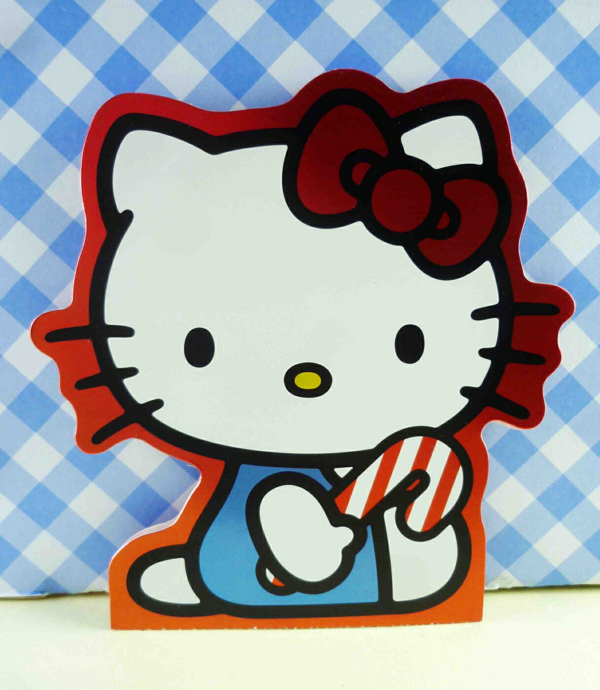 【震撼精品百貨】Hello Kitty 凱蒂貓 KITTY貼紙-附造型卡 震撼日式精品百貨