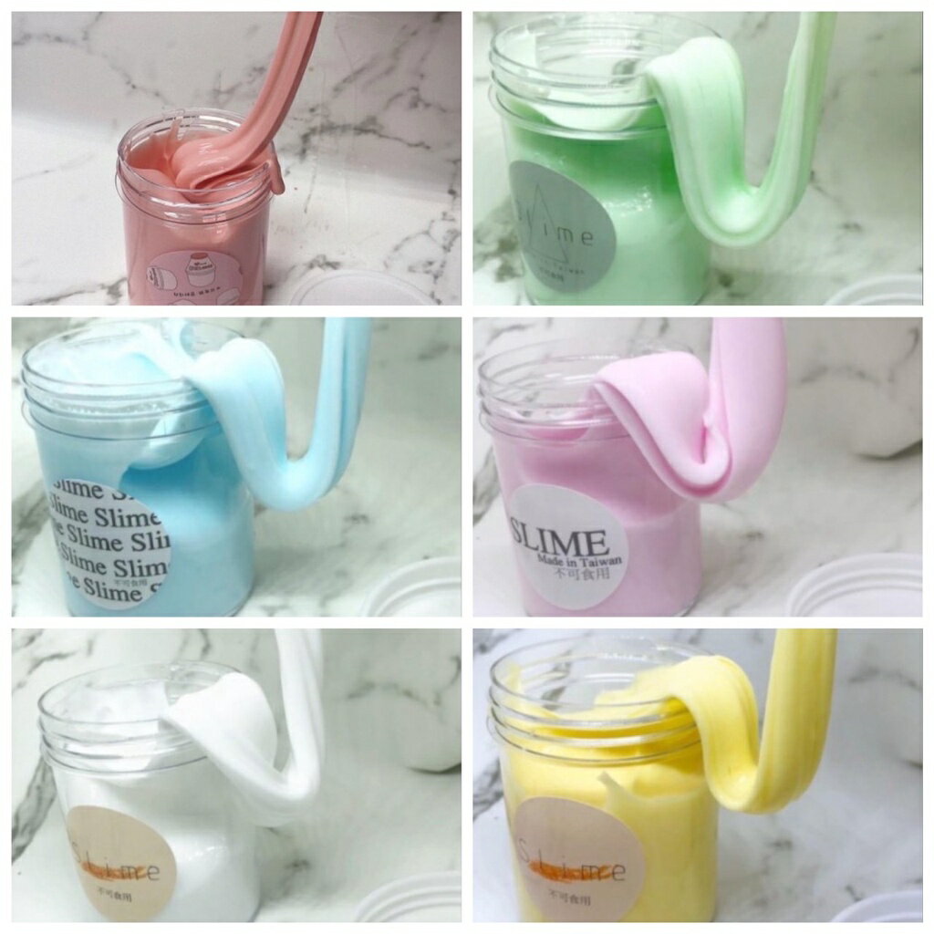 【漫格子】史萊姆  寶貝瓶 瓶裝大容量120ml Slime起泡膠 起泡王 拉面膠 馬卡龍色系 玩具黏土