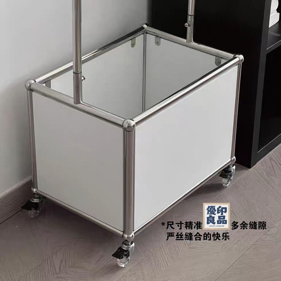 免運 衣架 衣帽架 掛衣架 USM風可移動衣架臥室收納架落地掛衣架不銹鋼模塊衣帽架收納筐 全館八折 工廠直銷 店長推薦 y5614 | 優印良 ...