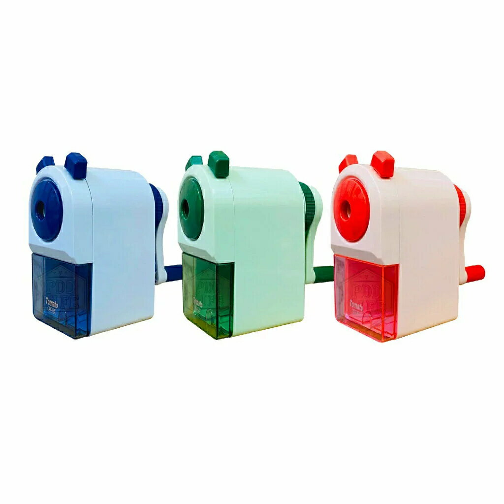 【史代新文具】Tomato AS-530 大小通用削筆機 三色任選(粉色/藍色/綠色)
