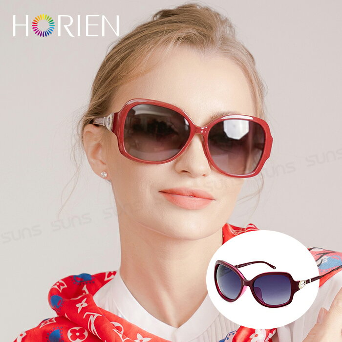 HORIEN海儷恩 時尚簍空結扣淑女偏光太陽眼鏡 抗UV400 (HN 1212 E02)
