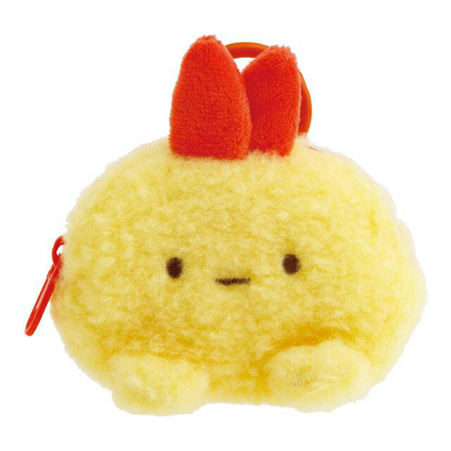 【全館95折】角落生物 小物收納包吊飾 包包吊飾 耳機包 毛絨絨 炸蝦款 角落小夥伴 日本正版 該該貝比日本精品