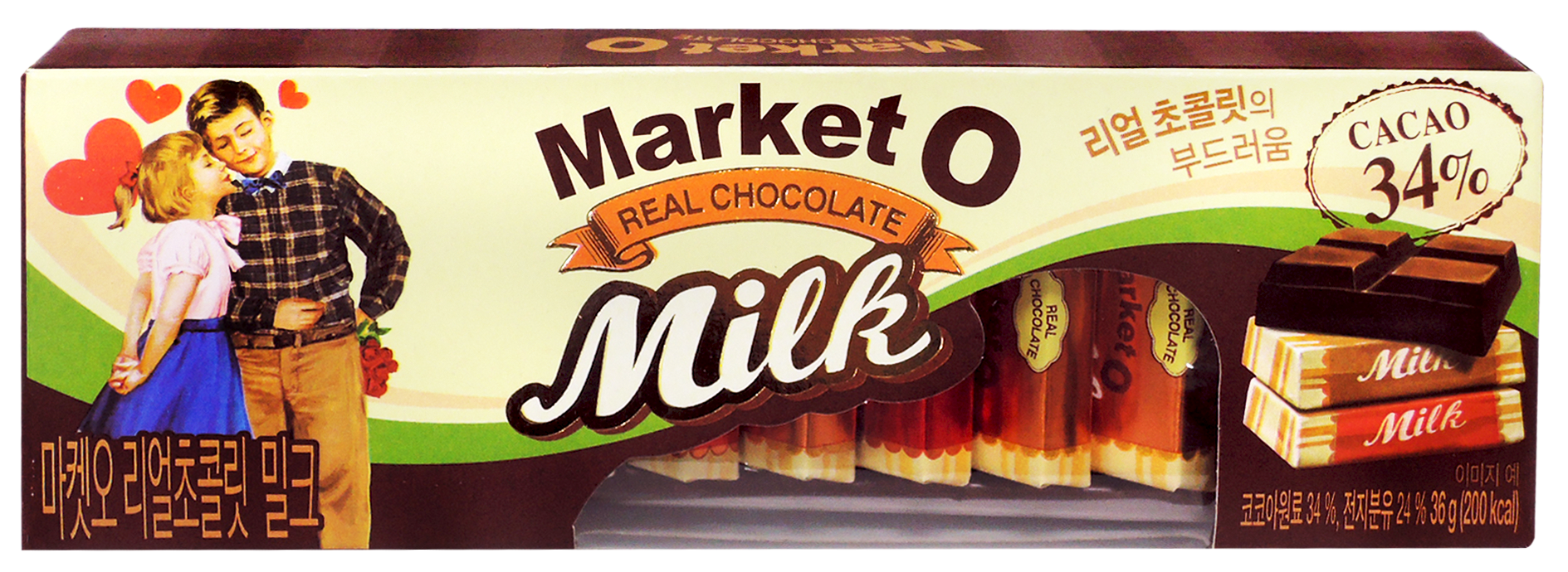 【ORION好麗友】Market O經典牛奶巧克力(36g)