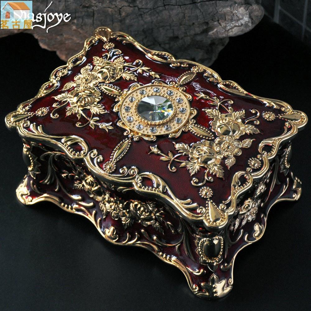 彩繪潘若拉復古歐式韓國公主首飾盒飾品收納盒珠寶戒指盒