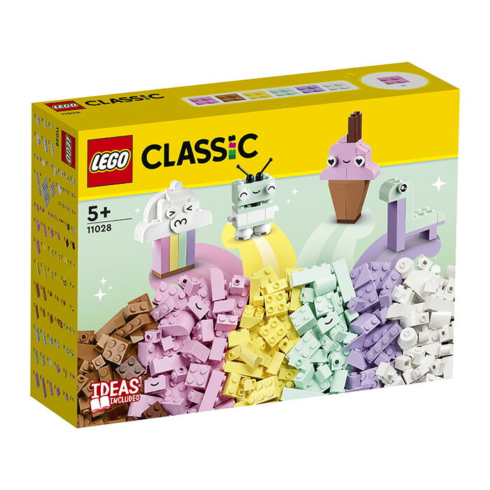 LEGO 樂高 CLASSIC 經典系列 11028 創意粉彩趣味套裝 【鯊玩具Toy Shark】