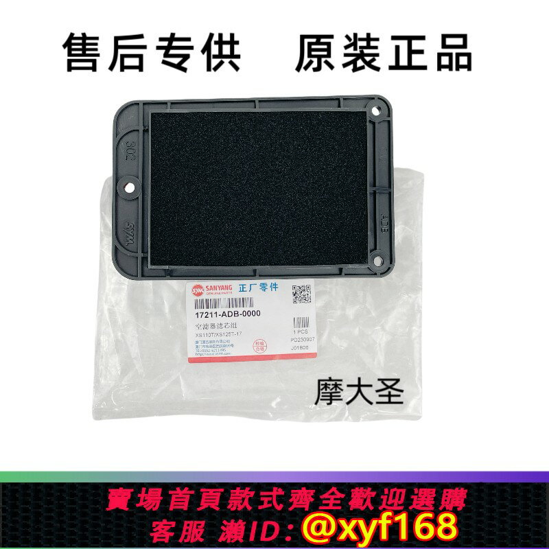 {保固一年 可打統編}SYM 廈杏三陽機車 XS125T-16C 飛度4 FIDDLE空濾 空氣濾清器 濾芯