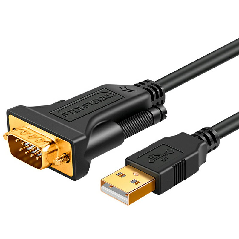 CableCreation 1~3m 工業級 USB轉RS232/DB9公串口線 鍍金接頭 多重遮蔽