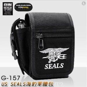 【【蘋果戶外】】GUN TOP GRADE G-157 US SEALS 公司貨 海豹軍腰包 勤務包小包休閒包 G157